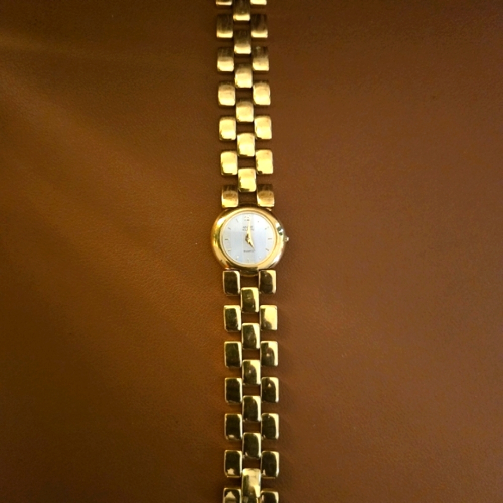 Anne Klein Goldtone Fashion Watch- needs battery
